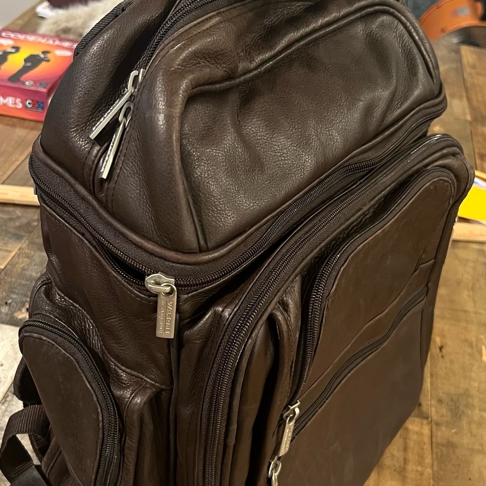Wilsons Leather Rich Brown Backpack
